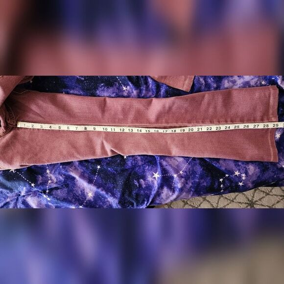 Tag Jeans ID#1015 Mauve Denim Flare Boho Jeans Women's Size 25 - Picture 5 of 7